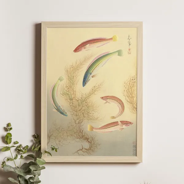 Seawife Bera by Ohno Bakufu, Japanese Fish Art