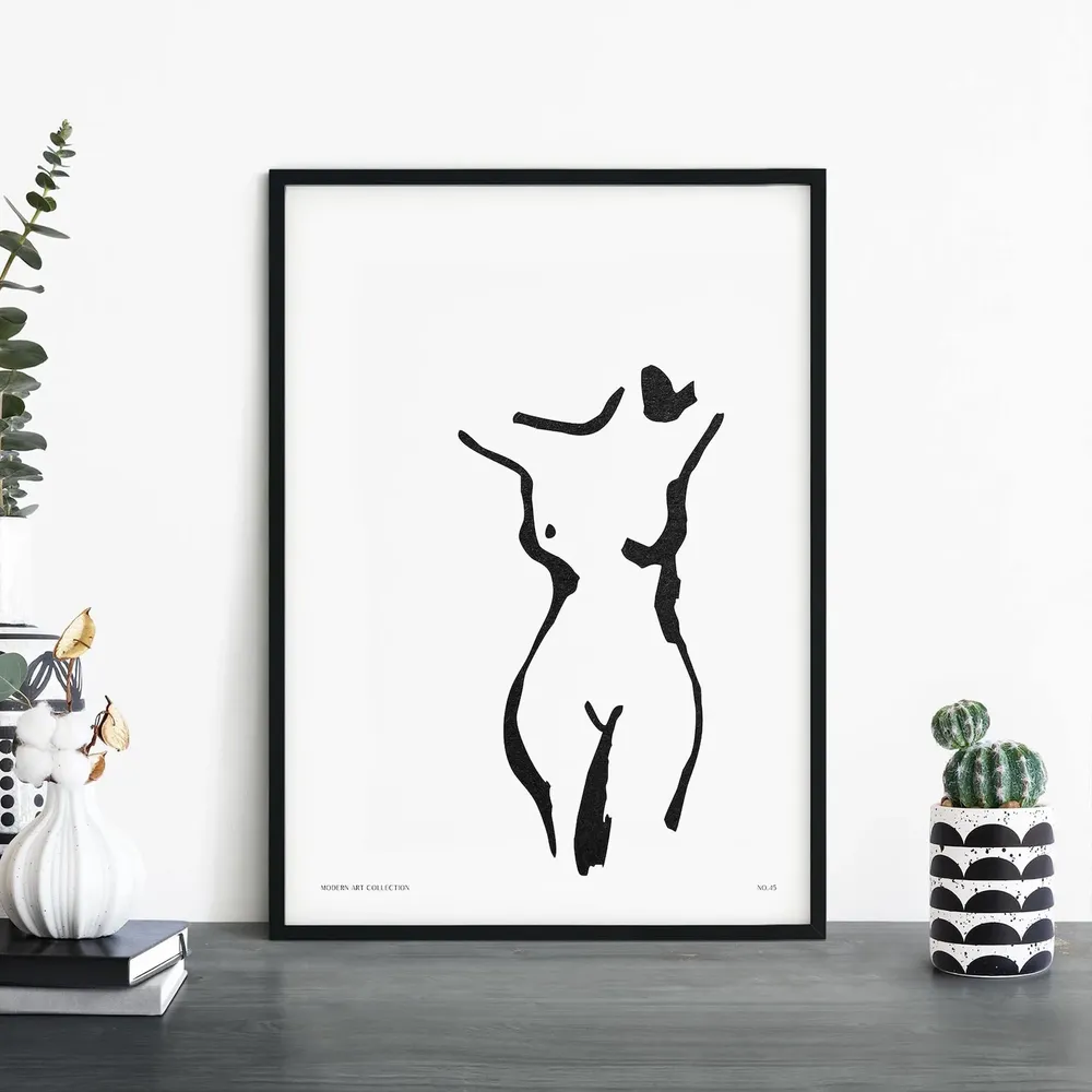 Modern Art No45 Abstract Poster Print