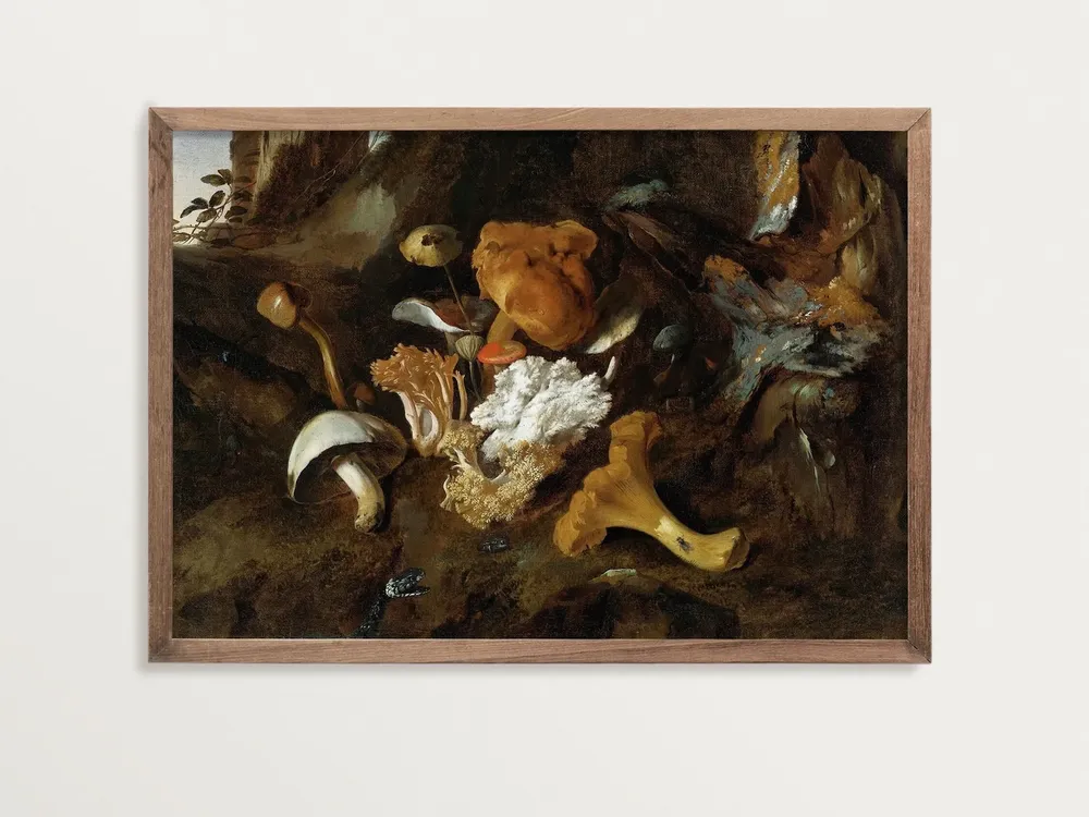 Dark Academia Still Life Art Print, Moody Decor