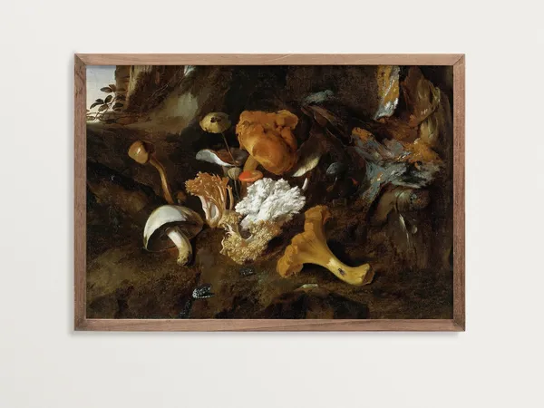 Dark Academia Still Life Art Print, Moody Decor