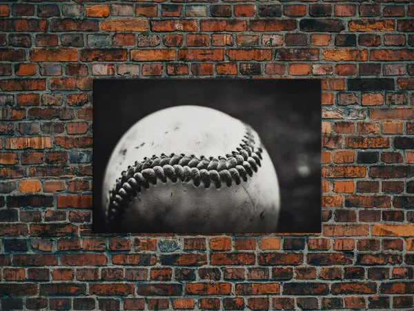 Vintage Baseballs Still Life Photo Print, Kids Room