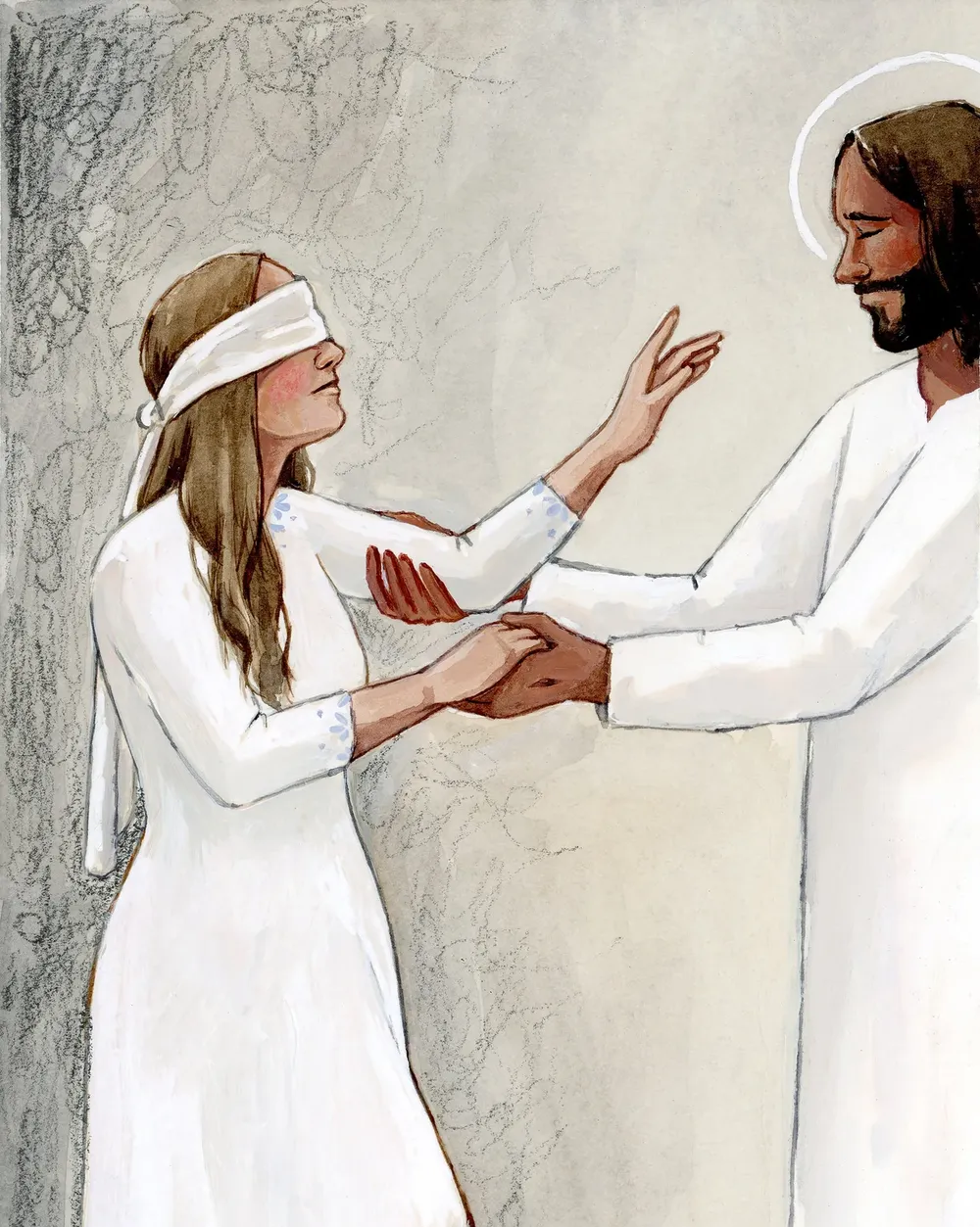 He Sees Everything I Cannot, Jesus Christ Art Print - Image 2