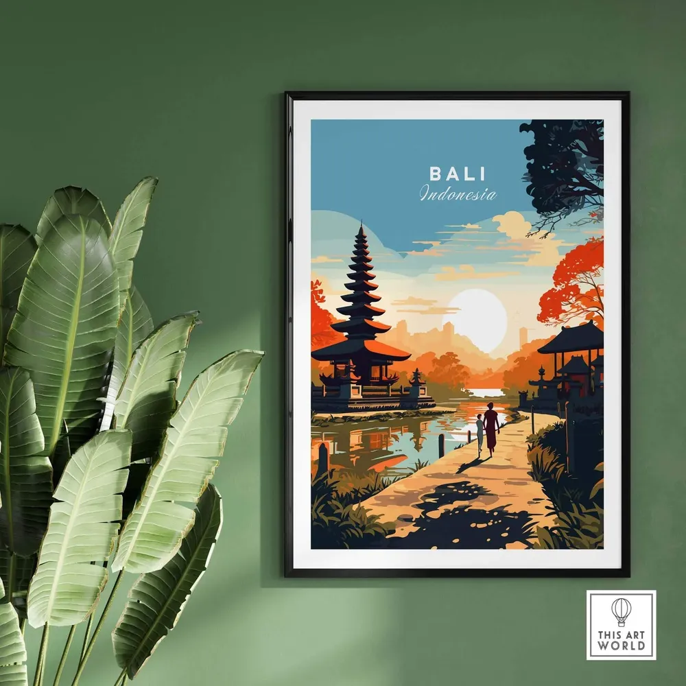 Bali Wedding Anniversary Gift Poster - Image 2