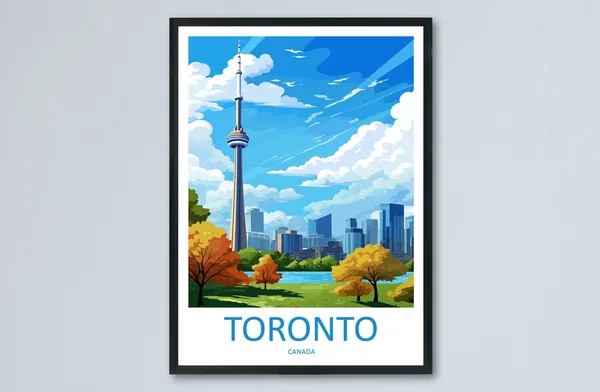 Toronto Travel Home Decor Art Print