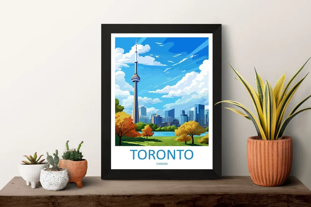 Toronto Travel Home Decor Art Print - Image 3