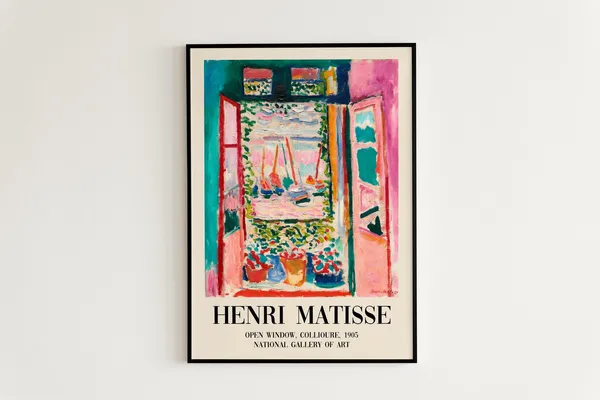 Matisse Open Window Collioure Vintage Art Print