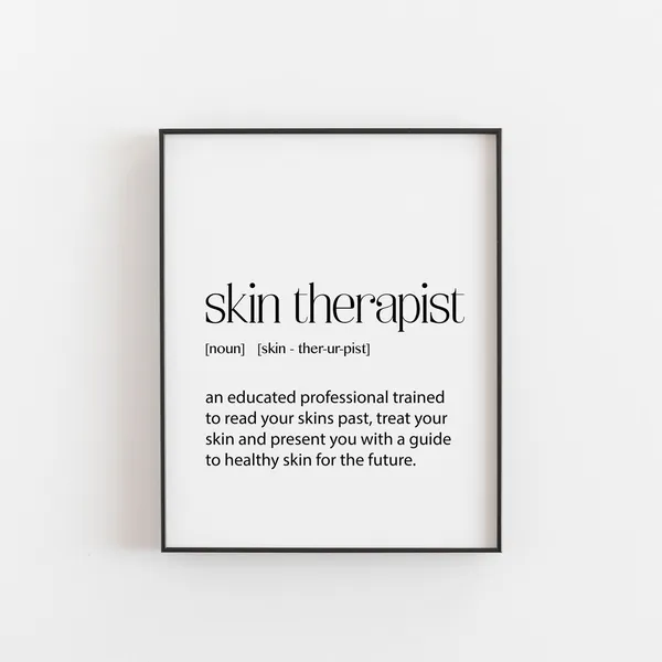 Skin Therapist Gift Modern Wall Art Decor Ideas