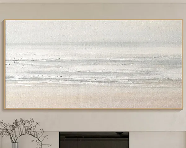 Beach Painting, Sky and Sea Custom Wall Art Print