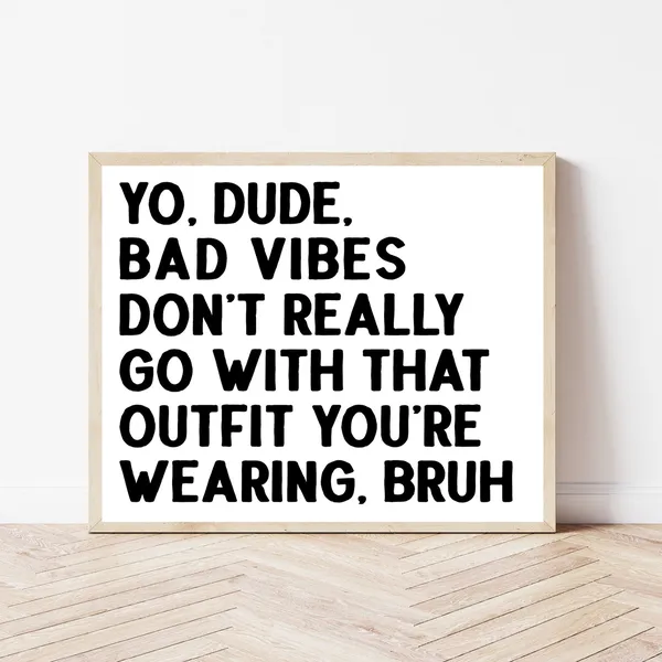 High School English Classroom Poster, Teacher Sign