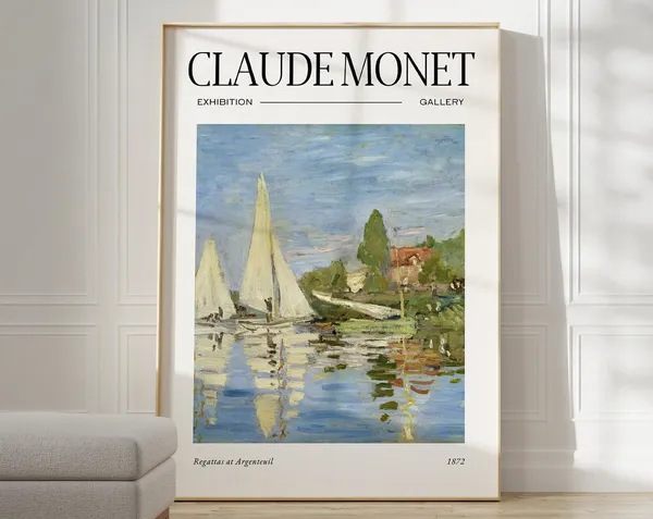 Claude Monet Best Friend Gift Art Print