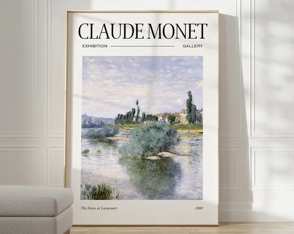 Claude Monet Aesthetic Room Decor Poster