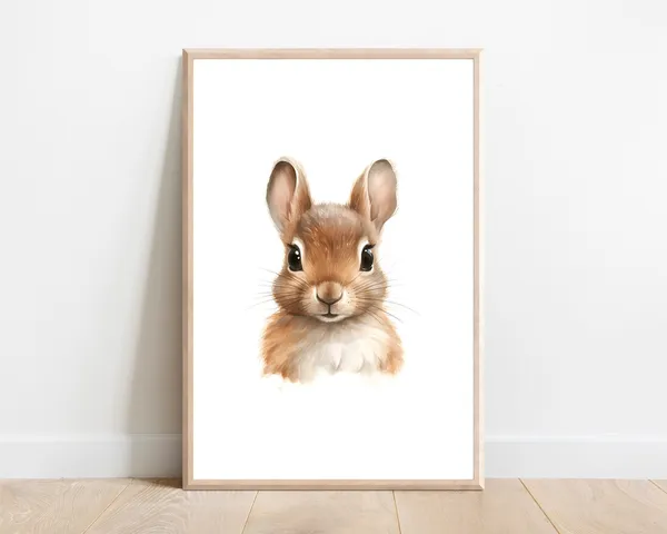 Squirrel Nursery Art Print, Woodland Animal Decor