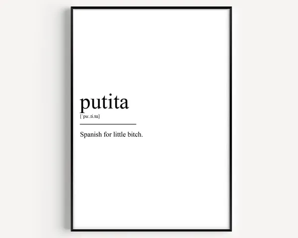 Putita Definition Typography Art Print