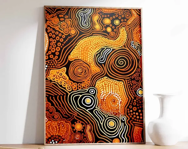 Aboriginal Cultural Wall Art, Australian Poster Print