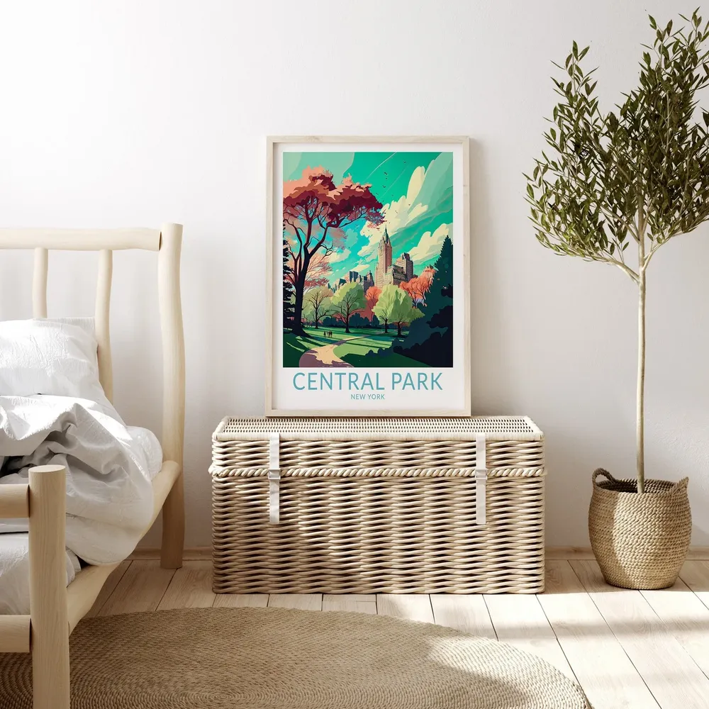 Central Park New York Wall Art Print - Image 3