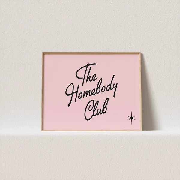The Homebody Club, Gallery Wall Art Print