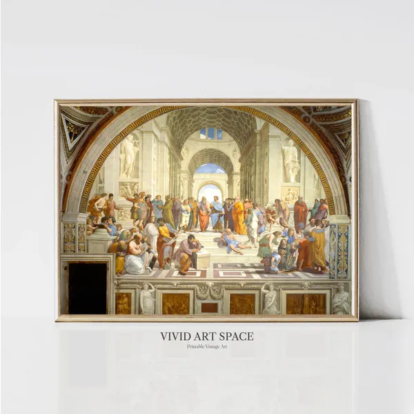 Raphael Renaissance Art Print, The School Of Athens