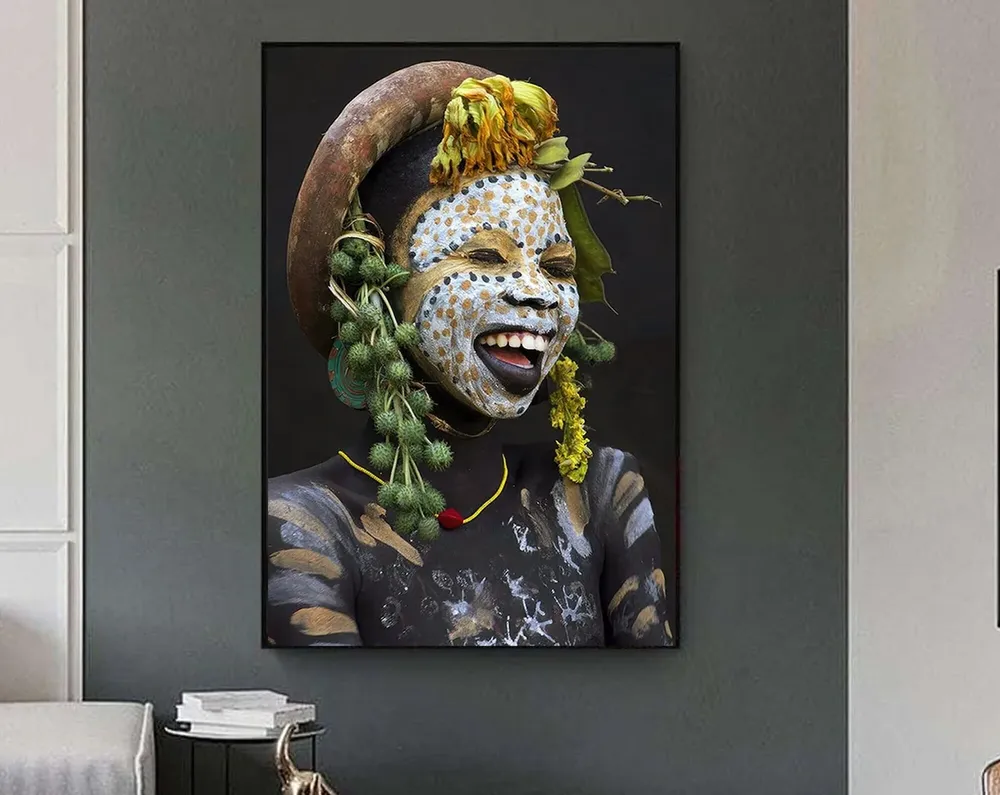 African Ethnic Art Wall Print, Gallery