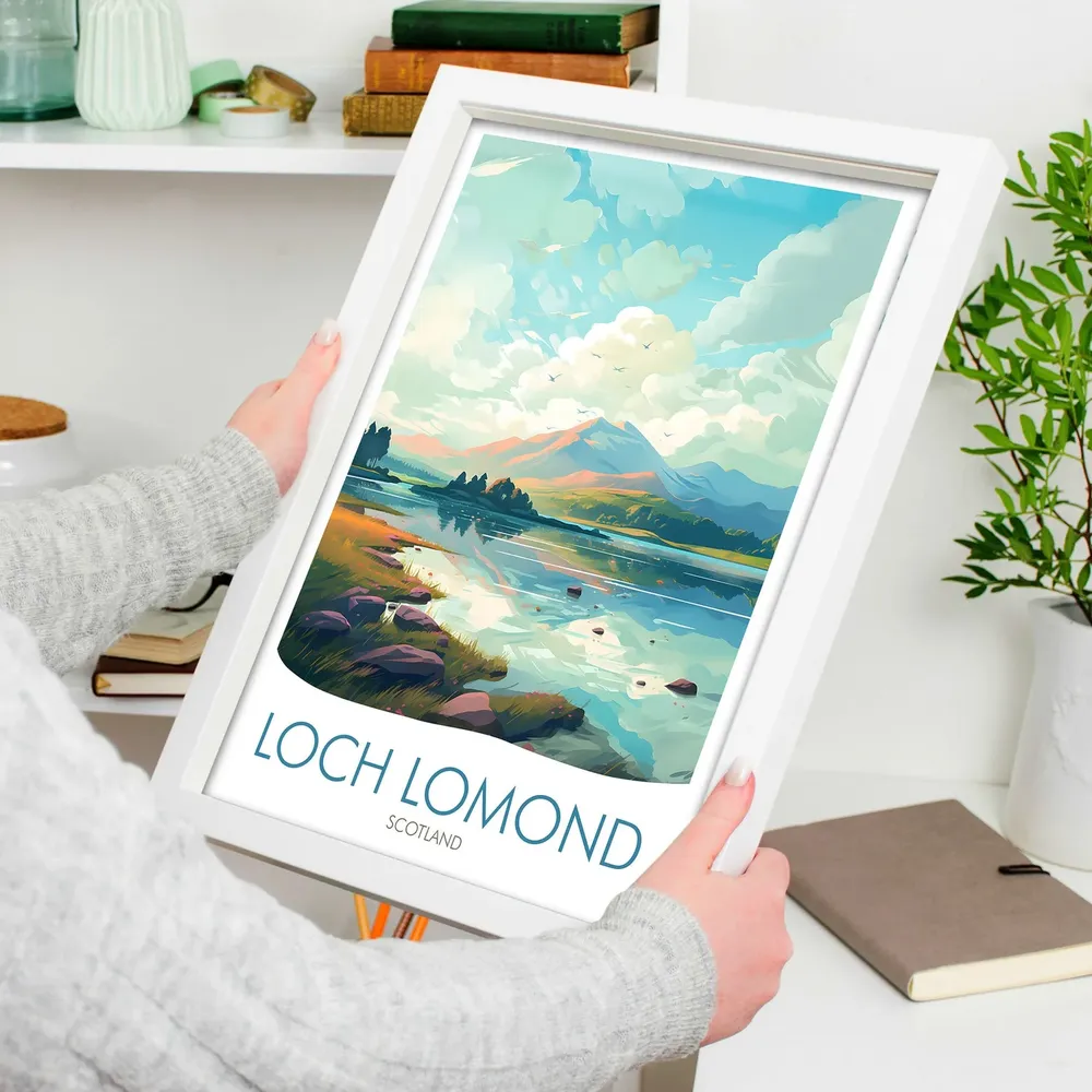 Loch Lomond Scotland Travel Poster - Image 4