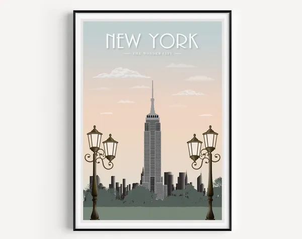 New York Wall Art Print