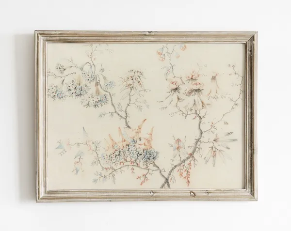 Cottagecore Botanical Floral Sketch Poster Print