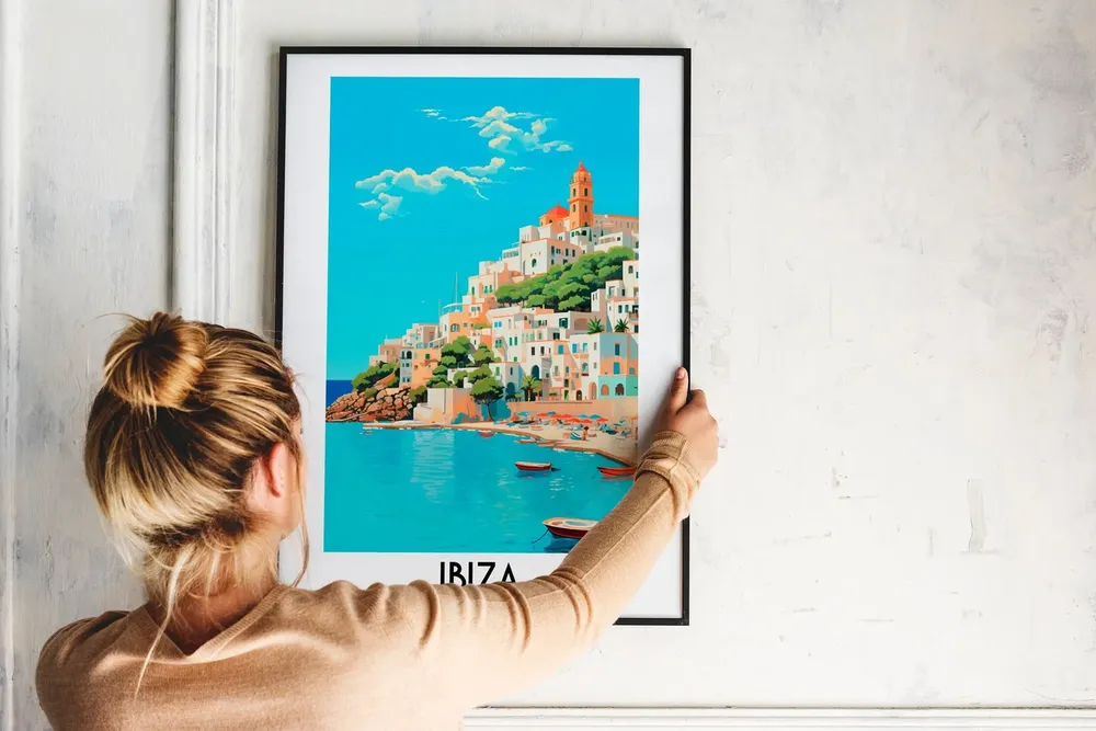 Ibiza Travel Poster, Spain Beach Art - Image 2