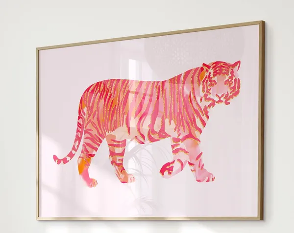 Tiger Animal Print, Preppy Dorm Room Decor