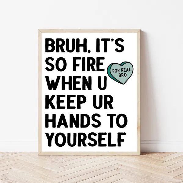 Middle School Classroom Rules Expectations Art Print