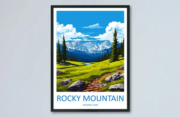 Rocky Mountain National Park Home Decor Poster