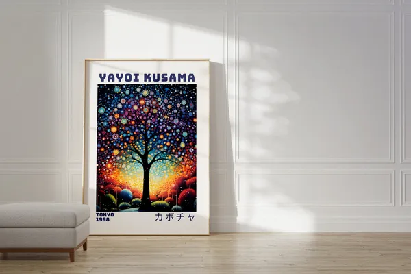 Yayoi Kusama Japanese Wall Art Poster Print