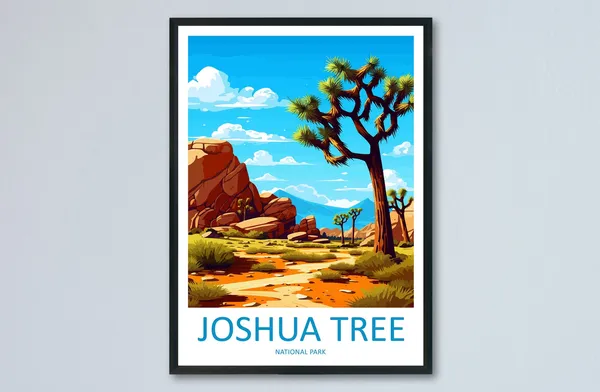 Joshua Tree National Park Home Decor Wall Art Print
