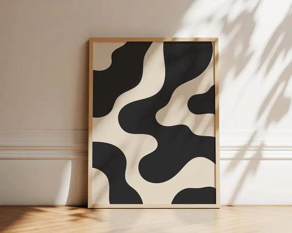 Japandi Abstract Wall Art, Minimalist Neutral Decor