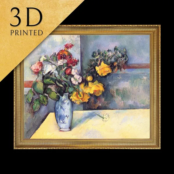 Paul Cezanne Still Life Flowers In A Vase Art Print
