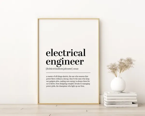 Electrical Engineer Gift Wall Art Print