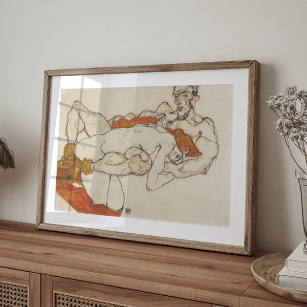 Egon Schiele Romantic Expressionism Art Print
