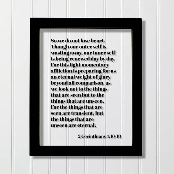 2 Corinthians 4:16-18 Scripture Art Print