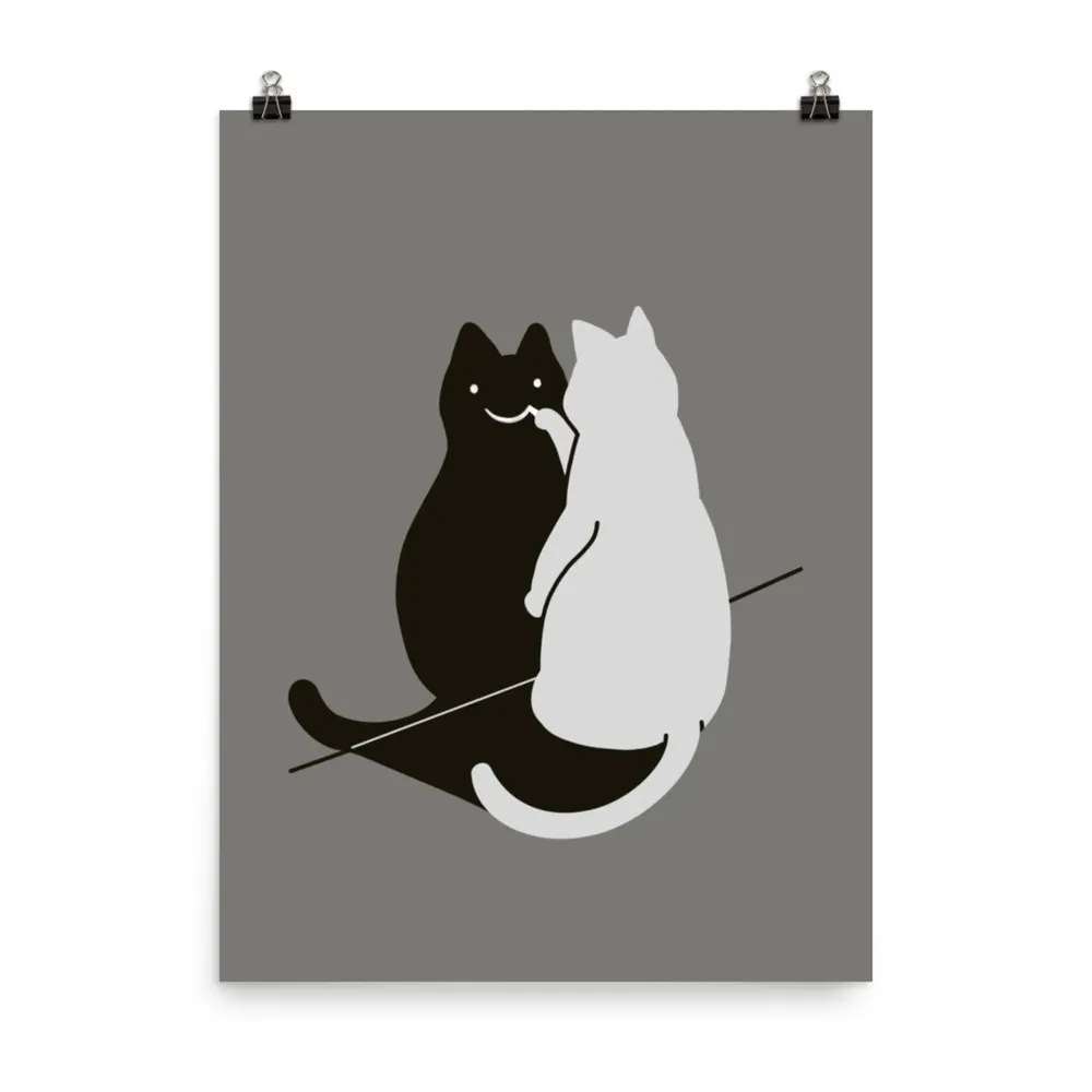 Be Pawsitive Art Print