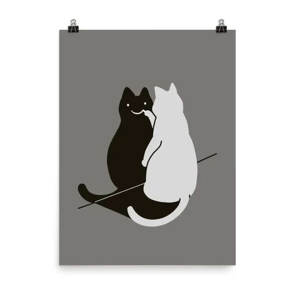 Be Pawsitive Art Print