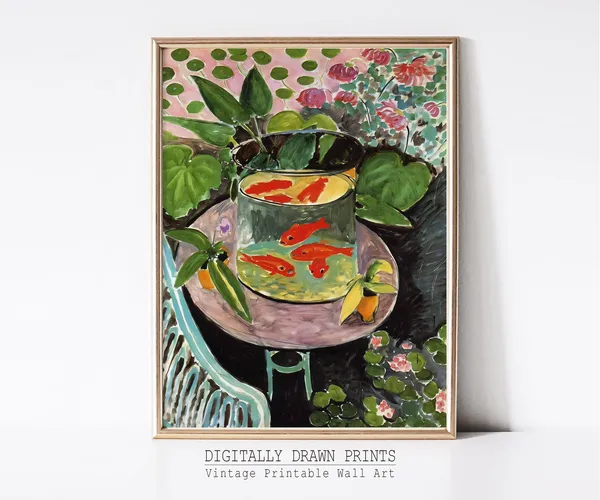 Henri Matisse Goldfish Fauvism Art Print