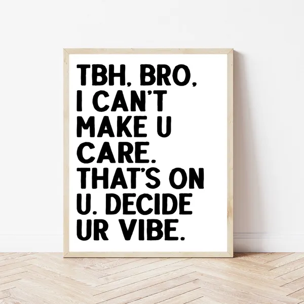 High School Classroom Retro Theme Art Print