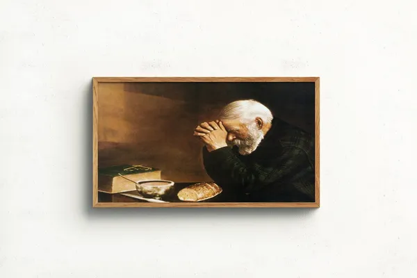Grace By Eric Enstrom Christian Prayer Art Print