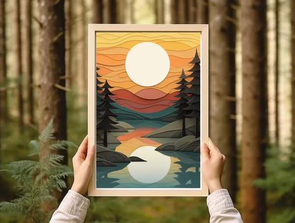 Vintage Northern Minnesota Rocky Lakeshore, Duluth Art Print