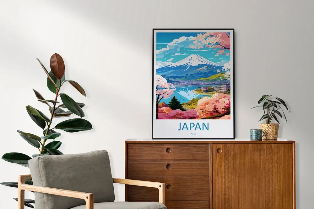 Japan Tokyo Travel Gift Art Print - Image 2