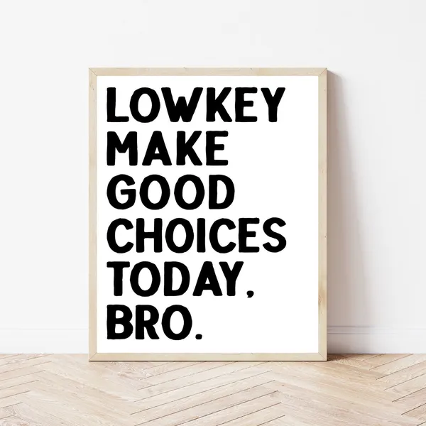 High School Classroom Minimalist Math Class Poster