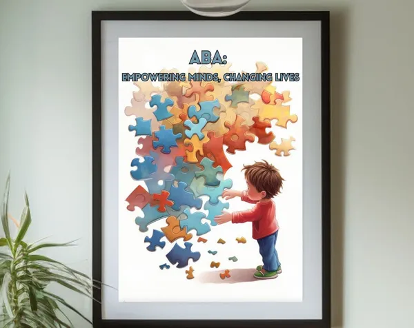 Applied Behavior Analysis Autism Support Art Print