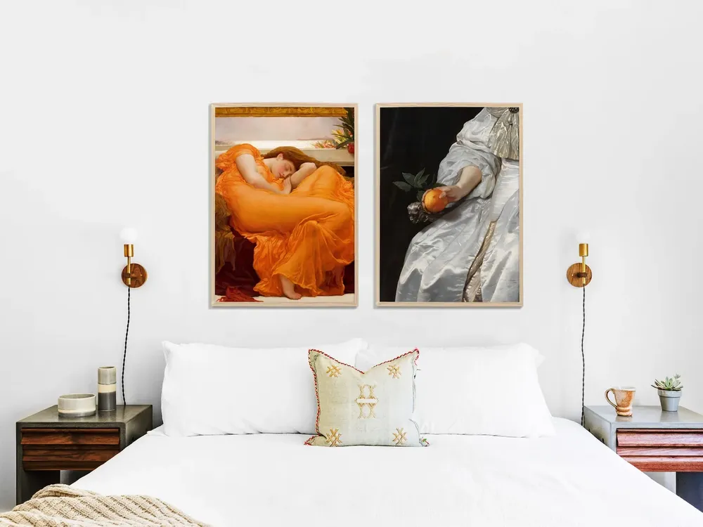 Flaming June Victorian Antique Art Print - Image 2