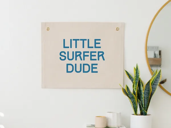 Little Surfer Dude Boho Surf Nursery Decor