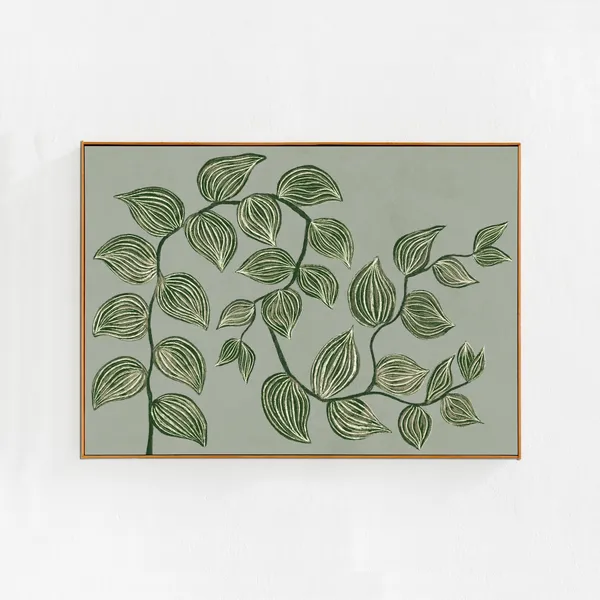 Vine Plant Painting, Cottagecore Art Print
