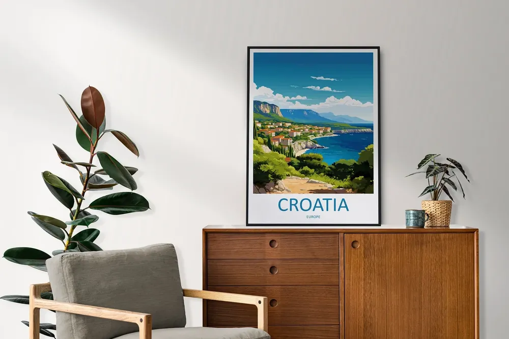 Croatia Travel Poster, Europe Wall Art - Image 2