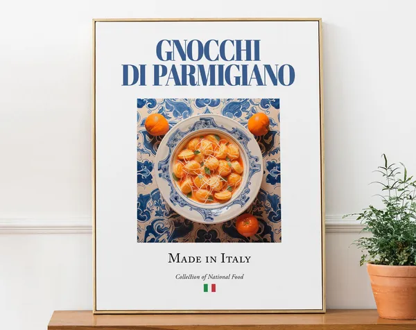 Gnocchi Di Parmigiano, Traditional Italian Food Art Print